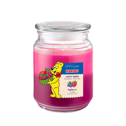 Haribo Świeca zapachowa &quot;Haribo Happy Berry&quot; - 510 g ze sklepu Limango Polska w kategorii Świece i dyfuzory - zdjęcie 184247465