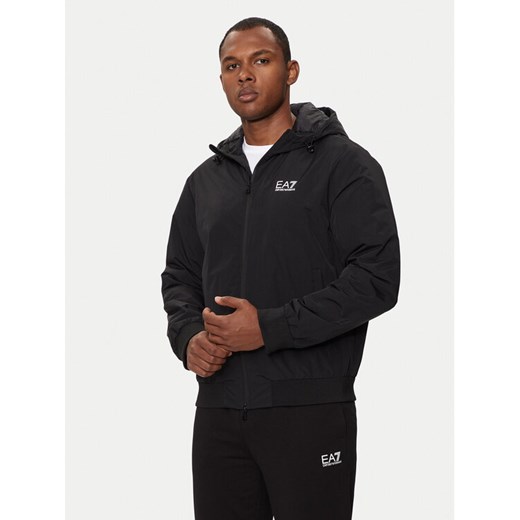 EA7 Emporio Armani Kurtka przejściowa 8NPB21 PNFZZ 1200 Czarny Regular Fit ze sklepu MODIVO w kategorii Kurtki męskie - zdjęcie 184248348