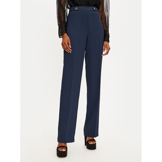 TWINSET Spodnie materiałowe 242TP2351 Granatowy Straight Leg Twinset 48 MODIVO