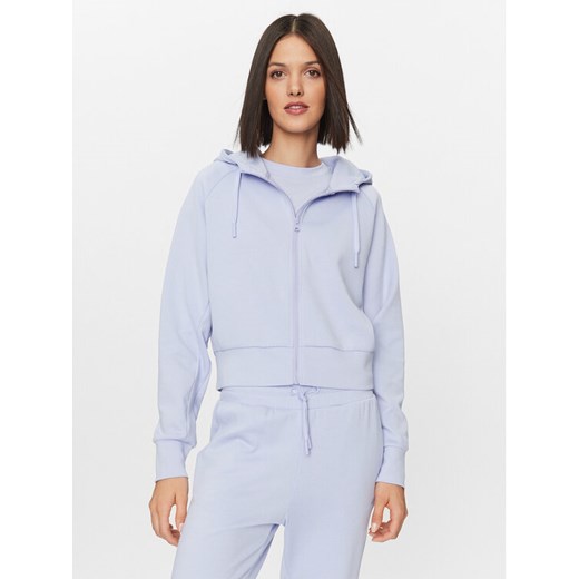 4F Bluza techniczna 4FAW23TSWSF0766 Niebieski Regular Fit ze sklepu MODIVO w kategorii Bluzy damskie - zdjęcie 184248475