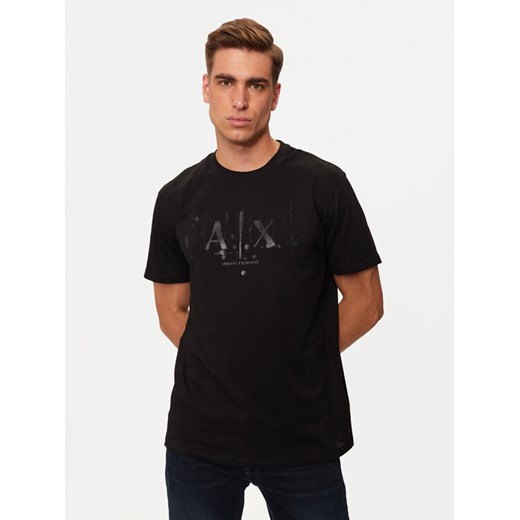 Armani Exchange T-Shirt XM000062 AF10356 UC001 Czarny Regular Fit ze sklepu MODIVO w kategorii T-shirty męskie - zdjęcie 184248497