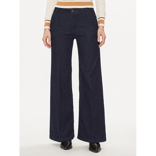 United Colors Of Benetton Jeansy 4AC6574X5 Niebieski Wide Leg ze sklepu MODIVO w kategorii Jeansy damskie - zdjęcie 184248506