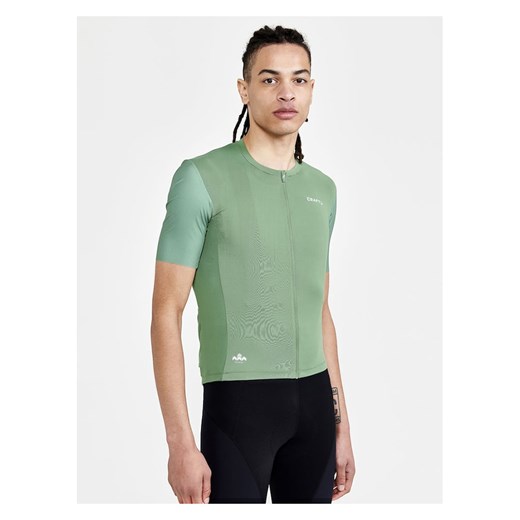 Craft Koszulka kolarska &quot;ADV Aero&quot; w kolorze zielonym ze sklepu Limango Polska w kategorii T-shirty męskie - zdjęcie 184249509