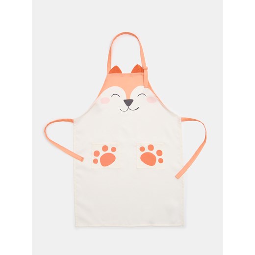 Sinsay - Fartuch dziecięcy z motywem lisa - pomarańczowy Sinsay One Size Sinsay