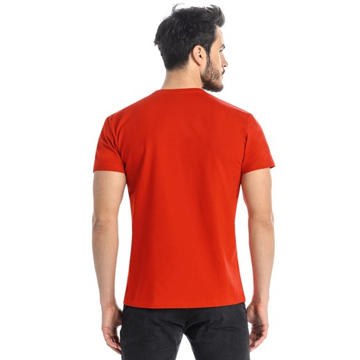 Dany V t-shirt męski bawełniany, Kolor czerwony, Rozmiar 3XL, Teyli ze sklepu Intymna w kategorii T-shirty męskie - zdjęcie 184251947