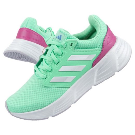 Buty sportowe adidas Galaxy 6 W HP2408 niebieskie ze sklepu ButyModne.pl w kategorii Buty sportowe damskie - zdjęcie 184252035
