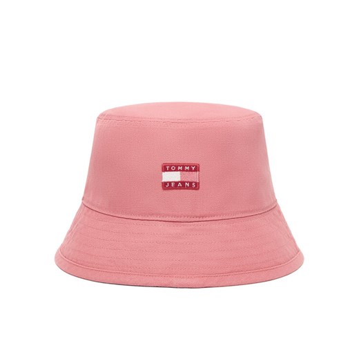 Kapelusz Tommy Hilfiger Heritage Bucket AW0AW17581 Różowy ze sklepu eobuwie.pl w kategorii Kapelusze damskie - zdjęcie 184252637