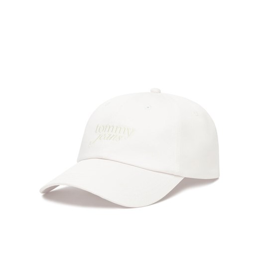 Czapka z daszkiem Tommy Hilfiger Script AW0AW17815 Biały ze sklepu eobuwie.pl w kategorii Czapki z daszkiem damskie - zdjęcie 184252649