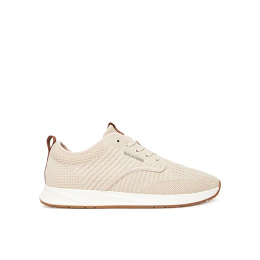 Sneakersy Tommy Hilfiger Newport 3D Premium FM0FM05527 Beżowy ze sklepu eobuwie.pl w kategorii Buty sportowe męskie - zdjęcie 184252727