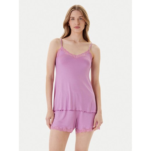 United Colors Of Benetton Koszulka piżamowa 3Z123H00J Różowy Regular Fit ze sklepu MODIVO w kategorii Piżamy damskie - zdjęcie 184253198