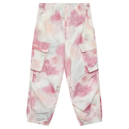 United Colors Of Benetton Spodnie materiałowe 4Q2RCF04K Różowy Relaxed Fit ze sklepu MODIVO w kategorii Spodnie dziewczęce - zdjęcie 184253205
