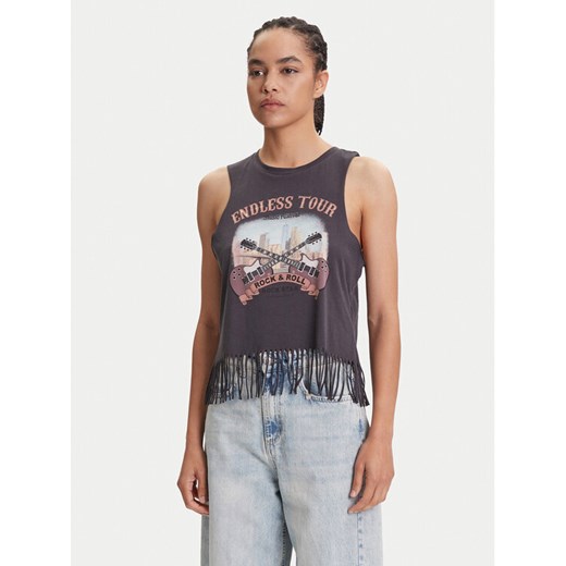Noisy May Top Max 27034418 Szary Loose Fit ze sklepu MODIVO w kategorii Bluzki damskie - zdjęcie 184253236