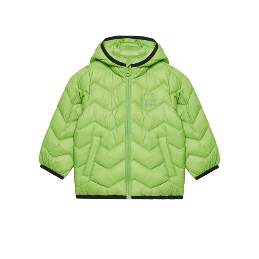 United Colors Of Benetton Kurtka przejściowa 2TWDGN02V Zielony Regular Fit ze sklepu MODIVO w kategorii Kurtki chłopięce - zdjęcie 184253288