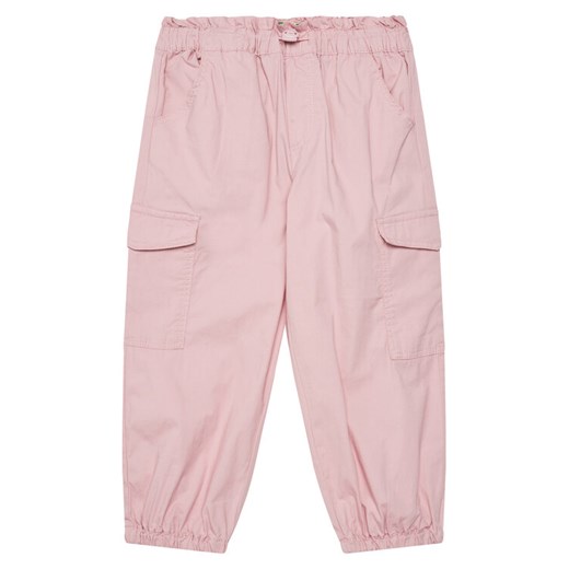 United Colors Of Benetton Spodnie materiałowe 4L2VGF028 Różowy Relaxed Fit ze sklepu MODIVO w kategorii Spodnie dziewczęce - zdjęcie 184253339