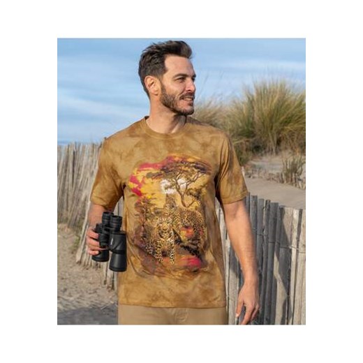 Koszulka tie & dye w pantery ze sklepu Atlas For Men w kategorii T-shirty męskie - zdjęcie 184254235