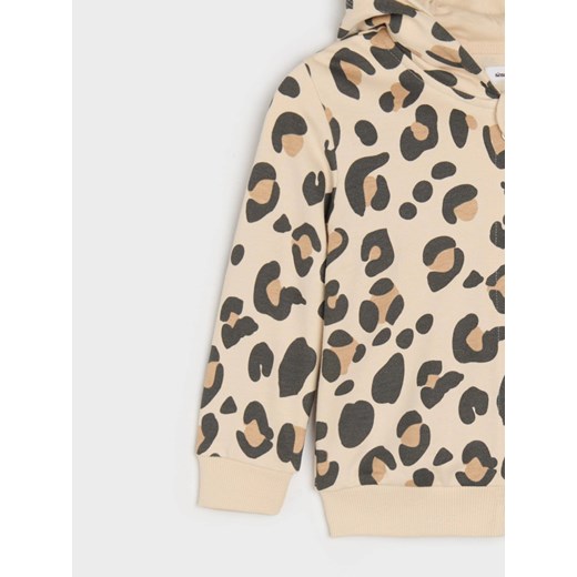 Sinsay - Bluza z kapturem - kremowy Sinsay 68 (3-6 m) Sinsay