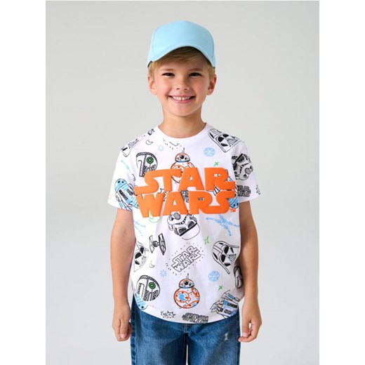 Sinsay - Koszulka z nadrukiem Star Wars - biały ze sklepu Sinsay w kategorii T-shirty chłopięce - zdjęcie 184255238