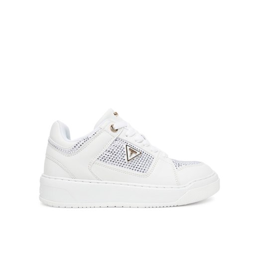 Sneakersy Guess FLTDL2 LEA12 Biały ze sklepu eobuwie.pl w kategorii Buty sportowe damskie - zdjęcie 184255337