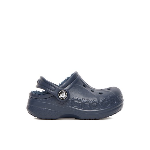 Klapki Crocs C-BAYA LINED CLOG T 207501-463 Granatowy ze sklepu eobuwie.pl w kategorii Klapki dziecięce - zdjęcie 184255349