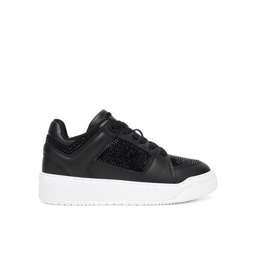Guess Sneakersy FLTDL2 LEA12 Czarny ze sklepu MODIVO w kategorii Buty sportowe damskie - zdjęcie 184255855