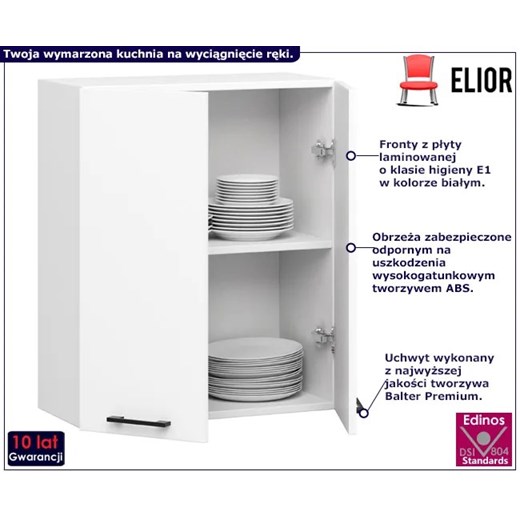 Biała górna szafka kuchenna 60 cm D5-K67 Elior One Size Edinos.pl