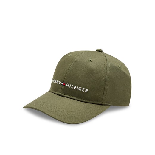 Czapka z daszkiem Tommy Hilfiger Essential Cap AU0AU01667 Khaki Tommy Hilfiger S_M eobuwie.pl