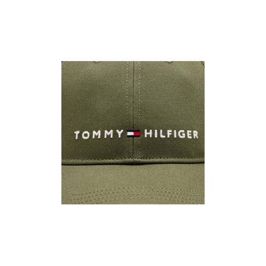 Czapka z daszkiem Tommy Hilfiger Essential Cap AU0AU01667 Khaki Tommy Hilfiger S_M eobuwie.pl