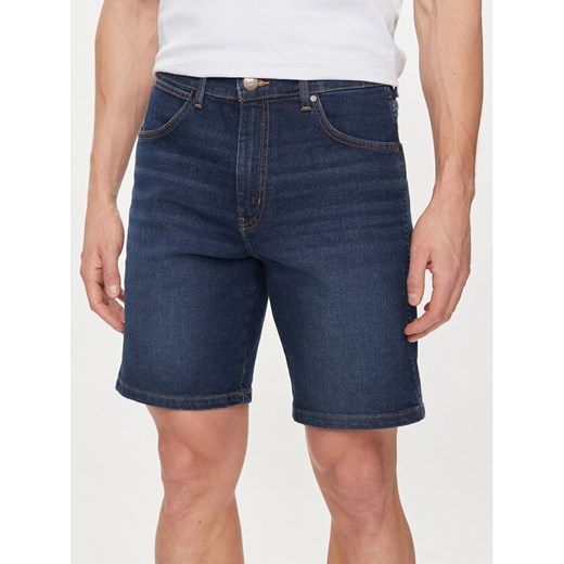 Wrangler Szorty jeansowe 112350820 Niebieski Relaxed Fit ze sklepu MODIVO w kategorii Spodenki męskie - zdjęcie 184257247