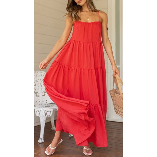 LA Angels Sukienka w kolorze czerwonym La Angels M wyprzedaż Limango Polska