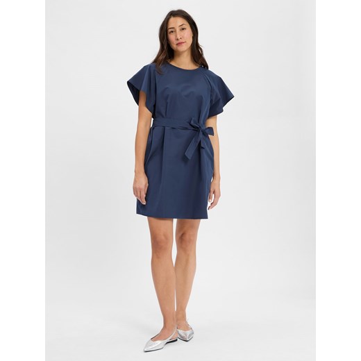Weekend Max Mara Sukienka damska - Denis Kobiety granatowy jednolity ze sklepu vangraaf w kategorii Sukienki - zdjęcie 184258978