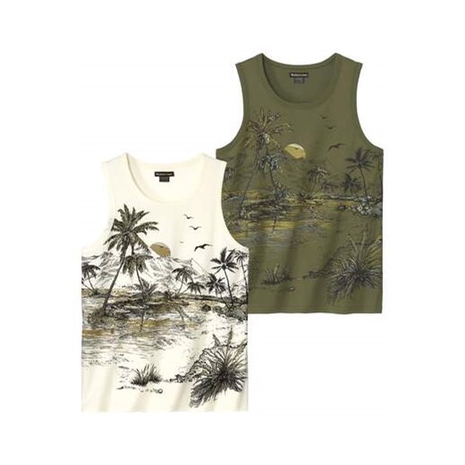 Zestaw 2 podkoszulków Paysage ze sklepu Atlas For Men w kategorii T-shirty męskie - zdjęcie 184258999