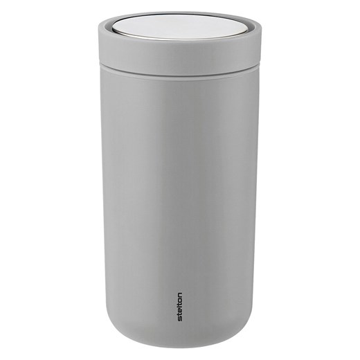 Stelton Kubek termiczny &quot;To Go Click&quot; w kolorze szarym - 200 ml ze sklepu Limango Polska w kategorii Kubki termiczne - zdjęcie 184259625