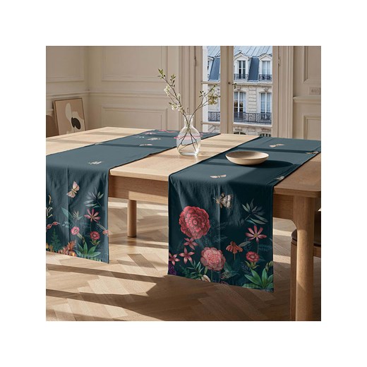 Mint Rugs Bieżnik &quot;Amapola&quot; w kolorze turkusowo-jasnoróżowym Mint Rugs 50x155 cm wyprzedaż Limango Polska