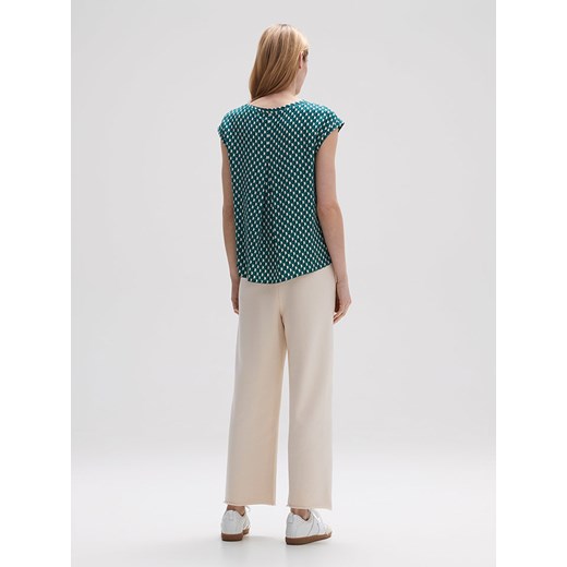 OPUS Bluzka w kolorze zielonym Opus 38 wyprzedaż Limango Polska