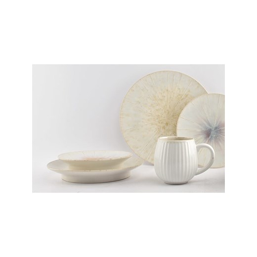 Salt and Pepper Kubki jumbo (4 szt.) &quot;Eclipse&quot; w kolorze biało-beżowym onesize Limango Polska wyprzedaż