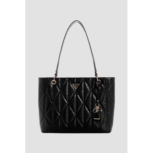 GUESS Czarna damska torebka Aldina ze sklepu outfit.pl w kategorii Torby Shopper bag - zdjęcie 184260858