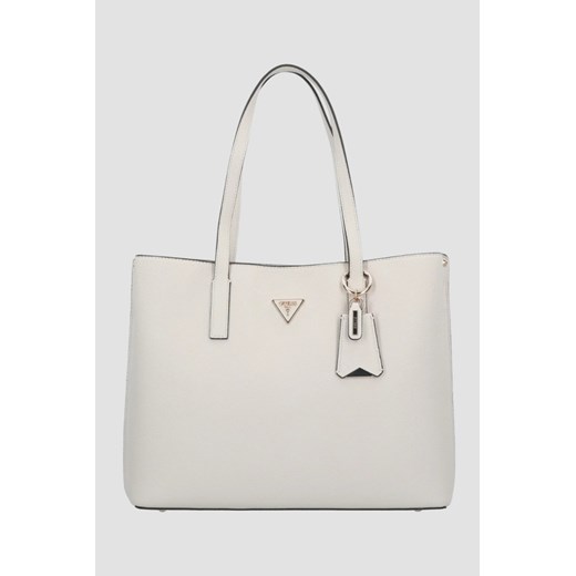 GUESS Biała damska torebka Girlfriend Tote ze sklepu outfit.pl w kategorii Torby Shopper bag - zdjęcie 184260869