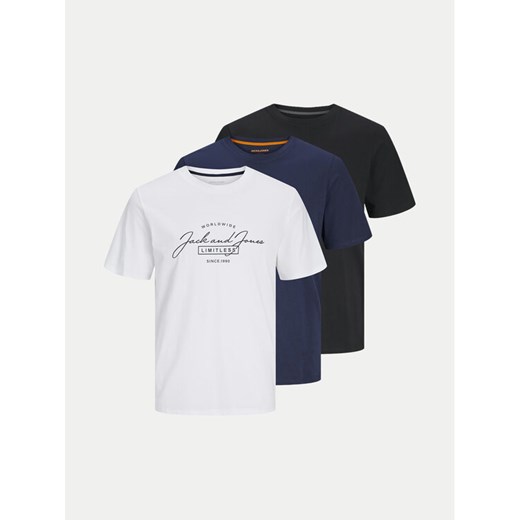 Jack&Jones Komplet 3 t-shirtów Ferris 12267680 Kolorowy Standard Fit S MODIVO