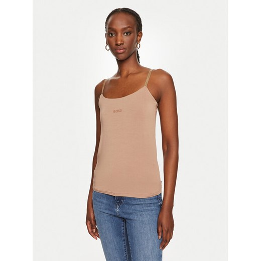 Boss Top Bea 50525698 Beżowy Slim Fit S MODIVO