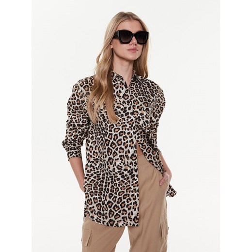 Hugo Koszula The Boyfriend Shirt 50484436 Kolorowy Oversize ze sklepu MODIVO w kategorii Bluzki damskie - zdjęcie 184261059