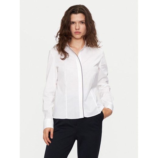 Boss Koszula Bierdie 50537941 Biały Slim Fit ze sklepu MODIVO w kategorii Koszule damskie - zdjęcie 184261616