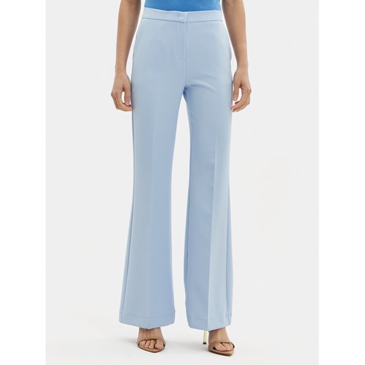 Maryley Spodnie materiałowe 24EB587/43MA Błękitny Relaxed Fit ze sklepu MODIVO w kategorii Spodnie damskie - zdjęcie 184261626