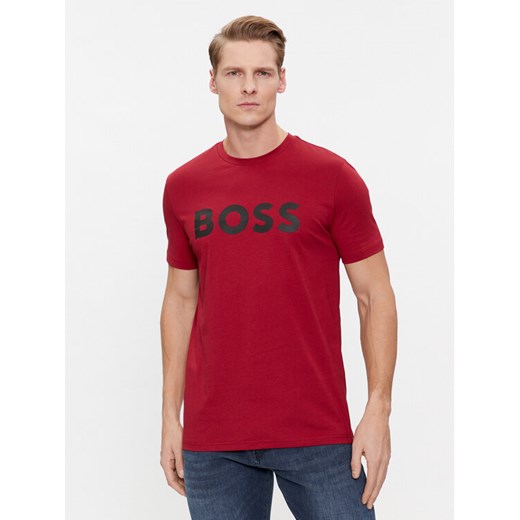 Boss T-Shirt Thinking 1 50481923 Czerwony Regular Fit ze sklepu MODIVO w kategorii T-shirty męskie - zdjęcie 184261636