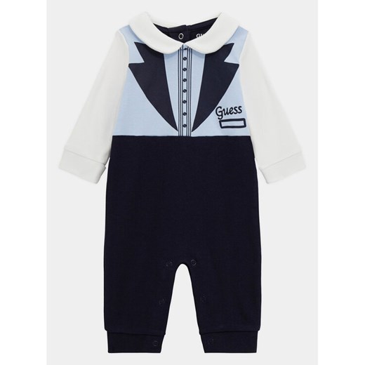 Guess Pajac P4RG11 KA6W4 Niebieski Regular Fit ze sklepu MODIVO w kategorii Pajacyki - zdjęcie 184261638