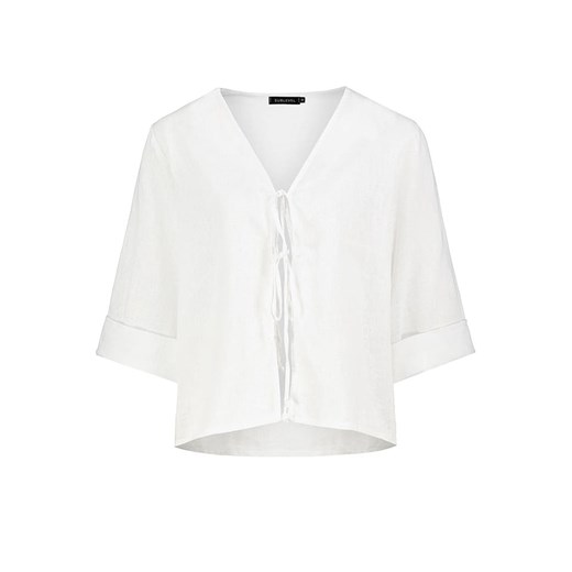 Eight2Nine Bluzka w kolorze białym L/XL Limango Polska wyprzedaż
