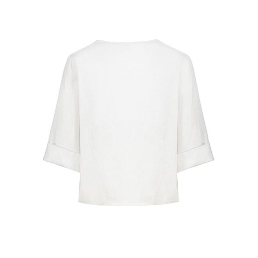 Eight2Nine Bluzka w kolorze białym M/L Limango Polska wyprzedaż