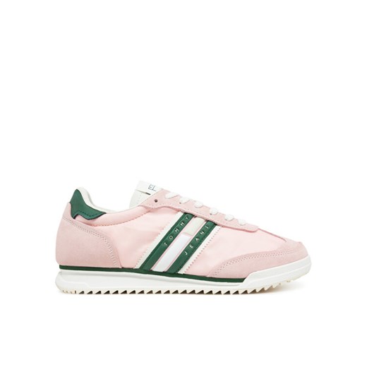 Sneakersy Tommy Jeans Tjw Retro Runner Cleated EN0EN02717 Różowy ze sklepu eobuwie.pl w kategorii Buty sportowe damskie - zdjęcie 184262368