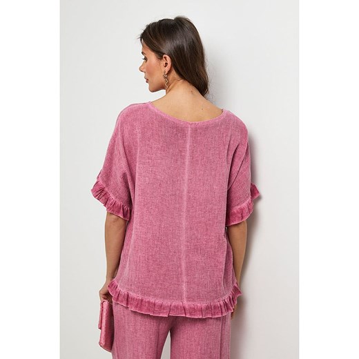 Lin Passion Bluzka w kolorze różowym Lin Passion 40/42 wyprzedaż Limango Polska