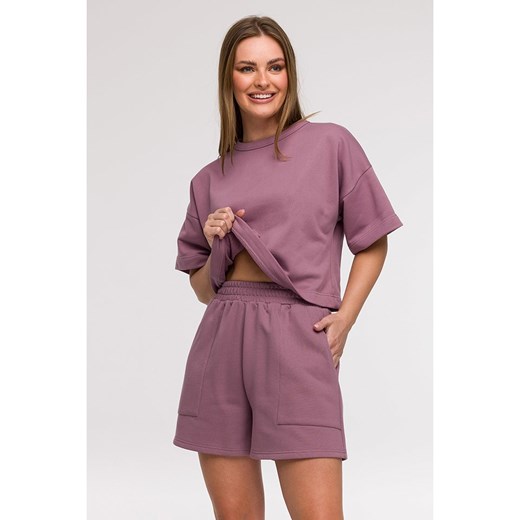 Be Wear Szorty dresowe w kolorze fioletowym ze sklepu Limango Polska w kategorii Szorty - zdjęcie 184263255