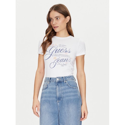 Guess T-Shirt W5GI24 J1314 Biały Regular Fit Guess XXL MODIVO